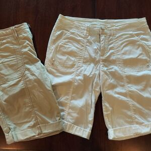 Two Pair ~ Style & Co. White & Beige Casual Shorts